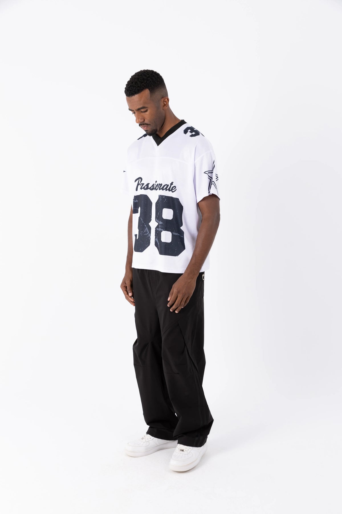 EYEZERA VARSITY MESH TEE