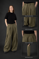 EYEZERA WOMEN'S PLEATED PANTS