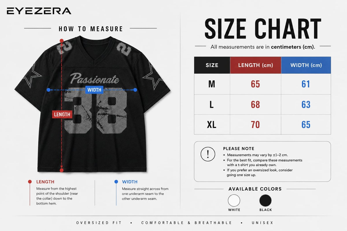 EYEZERA VARSITY MESH TEE