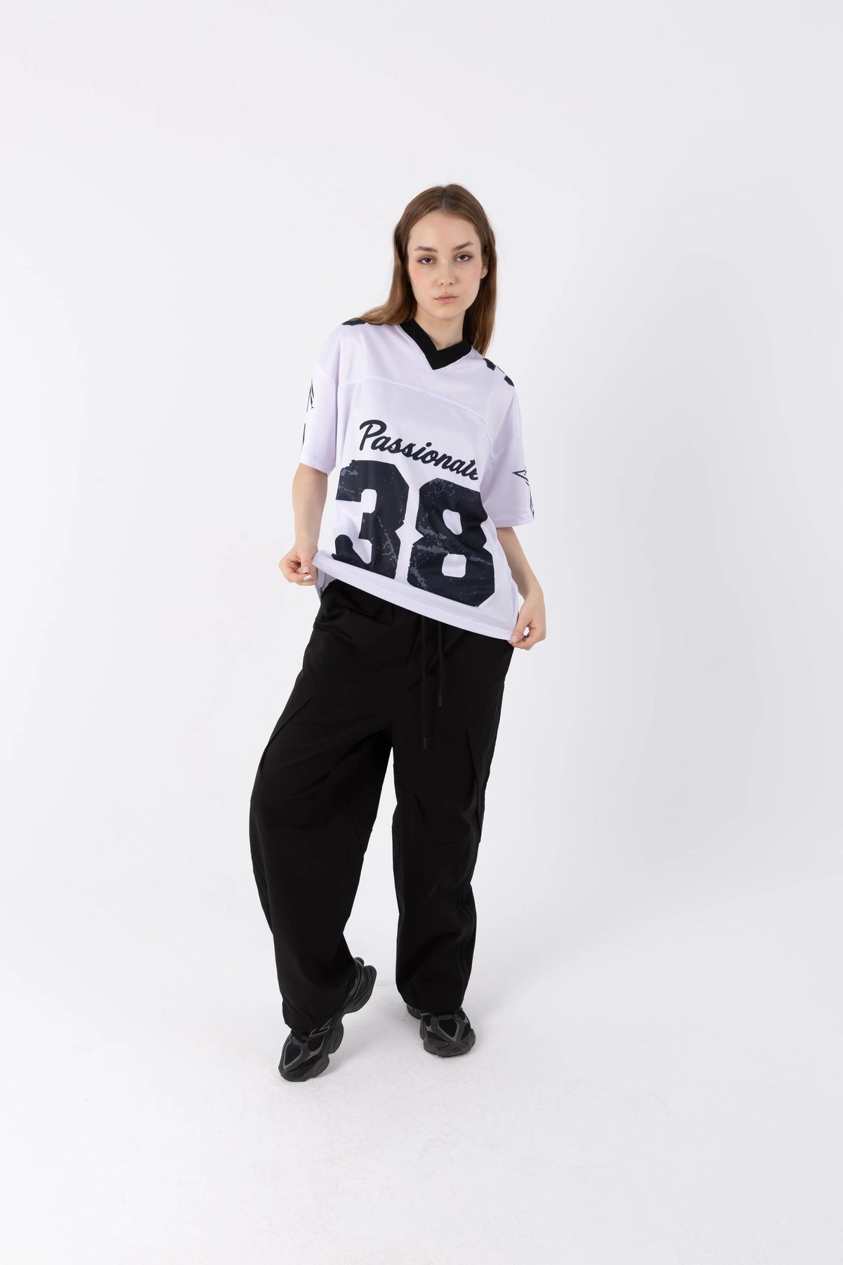 EYEZERA VARSITY MESH TEE